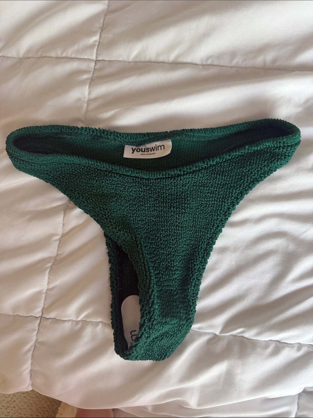 Youswim Green Textured Bikini Bottom CHEEKY